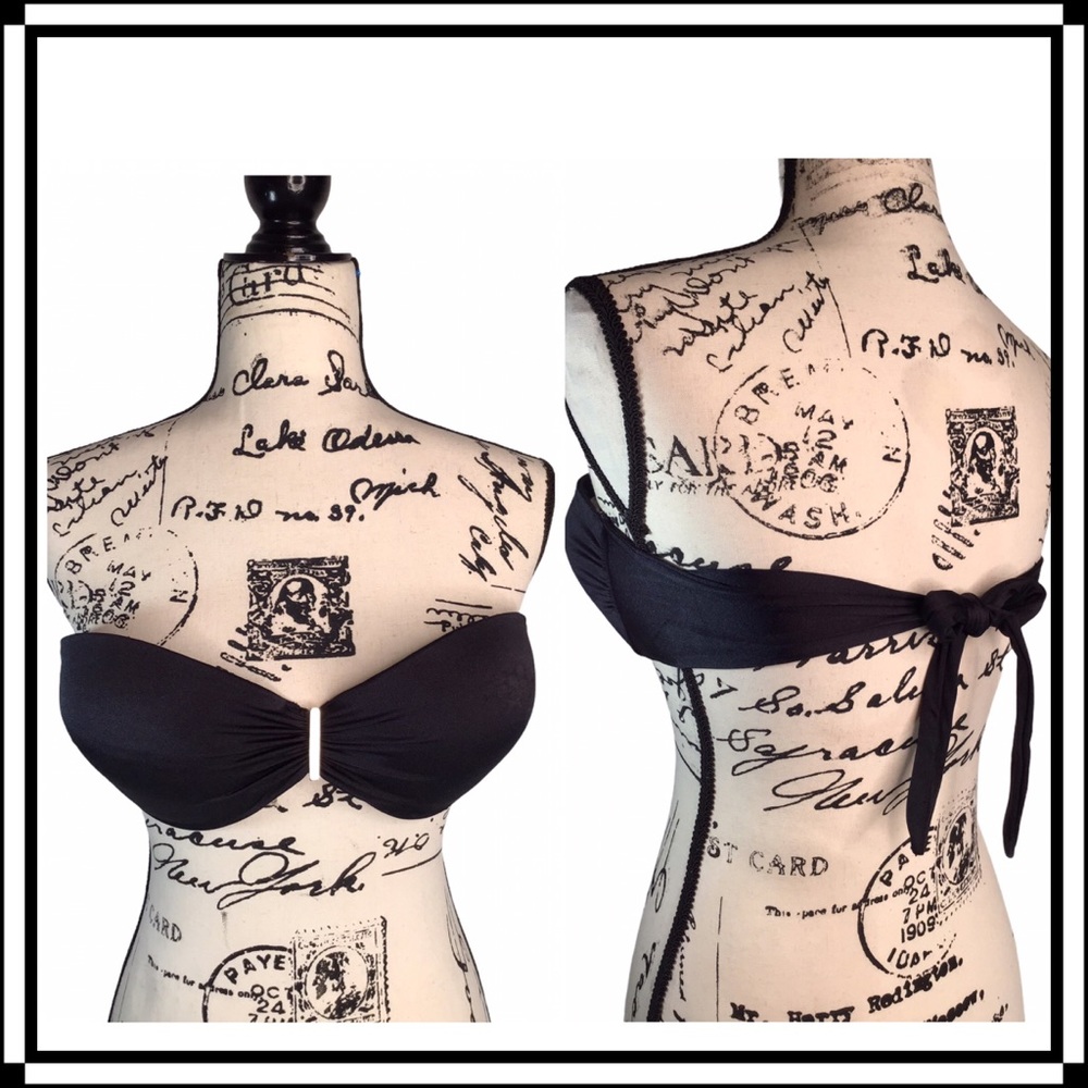 Victoria Secret Black Bikini Top 34D